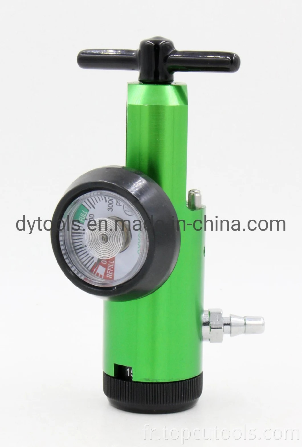 ATTJ-3 CGA870 Pin Yoke Medical Oxygen Regulator avec poignée T